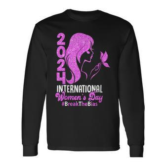 International Women's Day 2022 Break The Bias 8 March 2022 Long Sleeve T-Shirt - Seseable