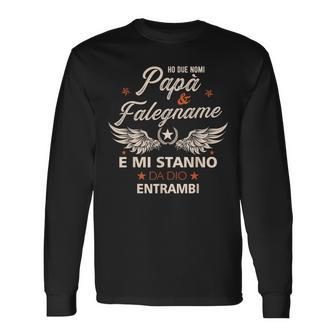 Italienischer Papa Falegnameatertag Geschenk Italiener Langarmshirts - Geschenkecke