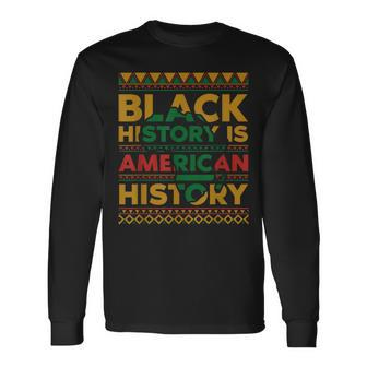 It's The Black History For Me History Month Melanin Girl Long Sleeve T-Shirt - Thegiftio UK