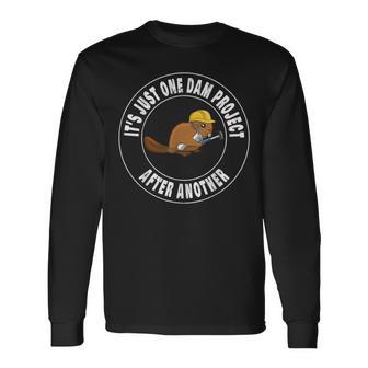 It's Just One Dam Woodworker Long Sleeve T-Shirt - Monsterry UK