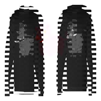 Jabalí Kawaii Camiseta de manga larga - Regaloses