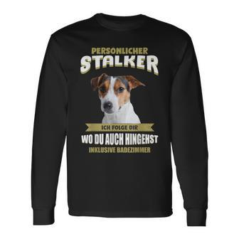 Jack Russell Terrier Jack Russell Dog Langarmshirts - Seseable