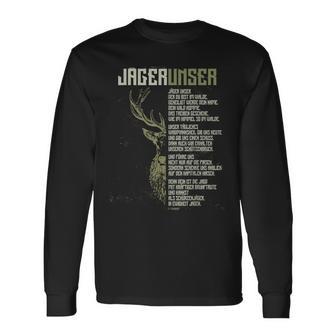 Jäger Unser Jägerunser Hunting Langarmshirts - Seseable