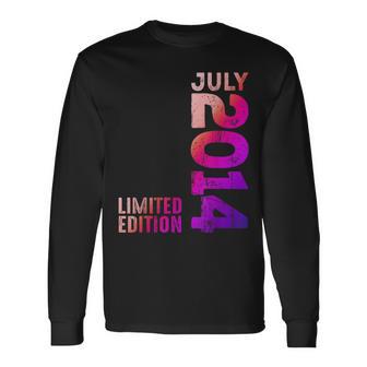 Jahr 2014 Monat Juli 2014 Retro 2014Intage 2014 Langarmshirts - Geschenkecke