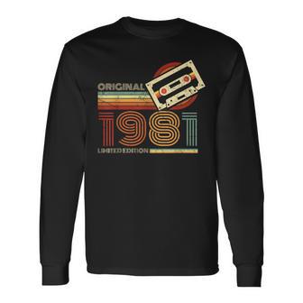 Jahrgang 1981 Retro Geburtstags Zum 43 Geburtstag Langarmshirts - Geschenkecke