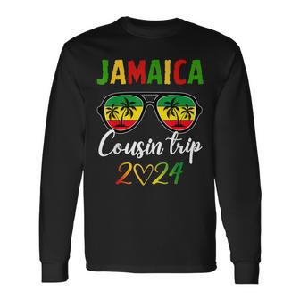 Jamaica Cousin Crew Trip 2024 Summer Vacation Matching Group Long Sleeve T-Shirt | Mazezy