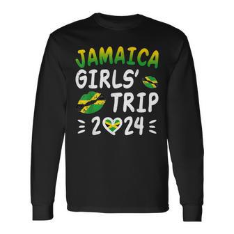 Jamaica Girls Trip 2024 Summer Vacation Jamaica Matching Long Sleeve T-Shirt - Seseable