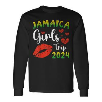 Jamaica Girls Trip 2024 Summer Vacation Jamaica Matching Long Sleeve T-Shirt - Thegiftio UK