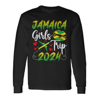 Jamaica Girls Trip 2024 Vacation Jamaica Travel Girls Long Sleeve T-Shirt | Mazezy