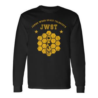 James Webb Space Telescope Jwst Distressed Space Explorer Long Sleeve T-Shirt - Thegiftio UK