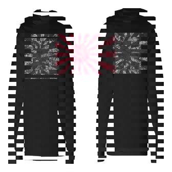 Japan Flagintage Style Rising Sun Symbol T-shirt à manches longues - Cadeauxyz