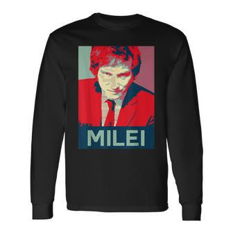 Javier Milei Presidente 2023 Long Sleeve T-Shirt | Mazezy