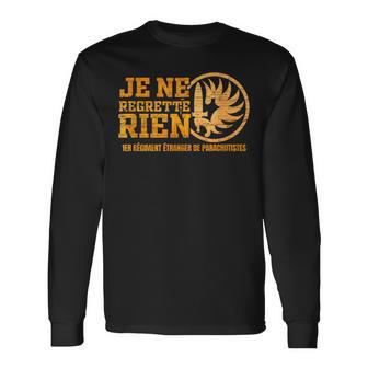 Je Ne Regret Rien Legion Etrangere S Langarmshirts - Geschenkecke