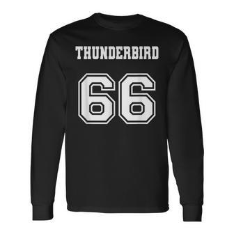 Jersey Style Thunderbird 66 1966 Muscle Classic Car Long Sleeve T-Shirt - Monsterry UK