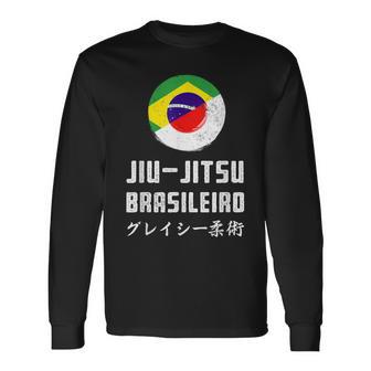 Jiu-Jitsu Brasileiro Brasileño Jiu Jitsu Regalo De Bjj Camiseta de manga larga - Regaloses