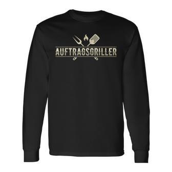 Job Griller Bbq Order Griller Langarmshirts - Seseable