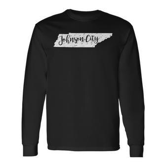 Johnson City Tennessee Native Pride Home State Vintage Long Sleeve T-Shirt - Monsterry