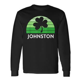 Johnston Irish Family Name Long Sleeve T-Shirt - Seseable