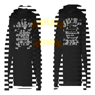 Jubilado 2024 Se Acabaron Mis Problemas Para Jubilación Camiseta de manga larga - Regaloses