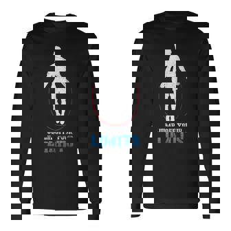 Jump Off Your Limits Rope Jumping Long Sleeve T-Shirt - Monsterry