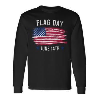 June 14Th Flag Day Long Sleeve T-Shirt - Monsterry