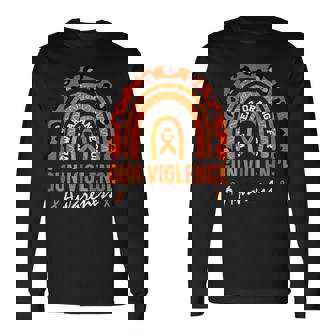 In June We Wear Orange For Gun Violence Awareness Long Sleeve T-Shirt | Mazezy