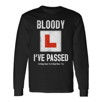 Just Passed Driving Test & Novelty Learner Driver Long Sleeve T-Shirt - Seseable
