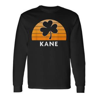 Kane Irish Family Name Long Sleeve T-Shirt - Monsterry