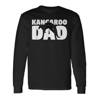 Kangaroo Lover 'Kangaroo Dad' Zoo Keeper Animal Long Sleeve T-Shirt - Monsterry