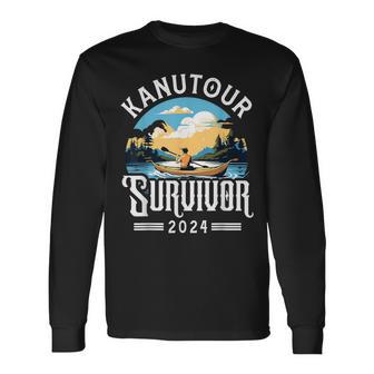 Kanufahrer Kanu Kanutour Survivor 2024 Langarmshirts - Geschenkecke