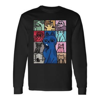 Karma Is Cat Cat Lover Long Sleeve T-Shirt - Thegiftio UK