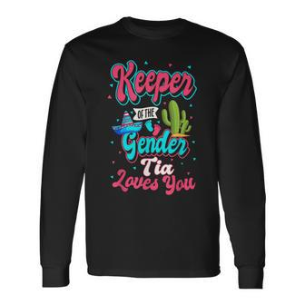 Keeper Of The Gender Tia Loves You Mexican Baby Fiesta Long Sleeve T-Shirt - Thegiftio UK