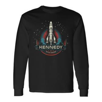 Kennedy Space Center Merritt Island Florida Shuttle Long Sleeve T-Shirt - Seseable