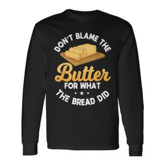 Keto Diet Lover Ketogenic Butter Dietary Therapy Low Carbs Long Sleeve T-Shirt - Monsterry