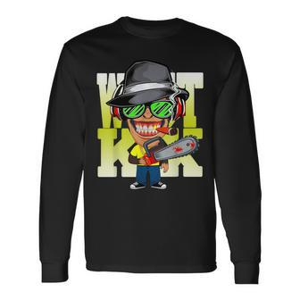 Killer Mafia Monkey Long Sleeve T-Shirt - Monsterry CA