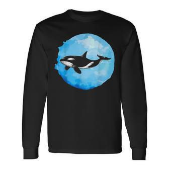 Killer Whale Orca Langarmshirts - Seseable