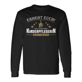 Kinderpflegerin Prüfung Kinderpflege Ausbildung Beruf Langarmshirts - Geschenkecke