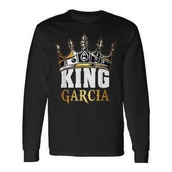 King Garcia Garcia Name Long Sleeve T-Shirt - Seseable