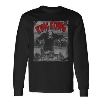 King Kong City Poster Langarmshirts - Geschenkecke