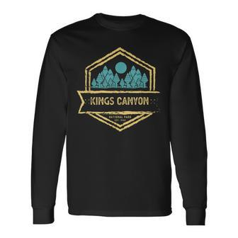 Kings Canyon Vintage Kings Canyon National Park Long Sleeve T-Shirt - Monsterry CA
