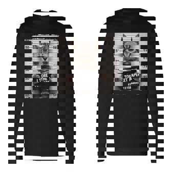 Kitty Jail Photo I Shredded The Toilet Paper Bad Cat Hot Long Sleeve T-Shirt | Seseable UK