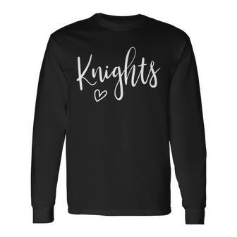 Knights High School Knights Sports Team Women's Knights Long Sleeve T-Shirt - Seseable
