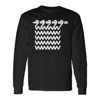 Knitting Pattern Long Sleeve T-Shirt - Monsterry UK