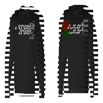 If You Know Swinging Upside Down Pineapple Long Sleeve T-Shirt - Thegiftio