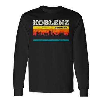 Koblenz Skyline Langarmshirts - Seseable