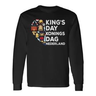 Koningsdag Netherlands Holidays Kings Day Amsterdam Langarmshirts - Seseable