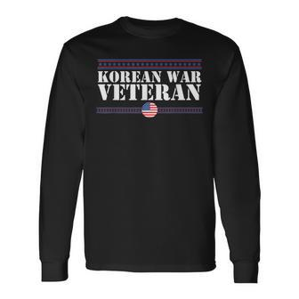 Korean Veteran Retired Korean Soldier For Veteran Long Sleeve T-Shirt - Monsterry