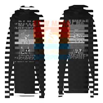 Krav Maga Es Mi Superpoder Krav Maga Camiseta de manga larga - Regaloses
