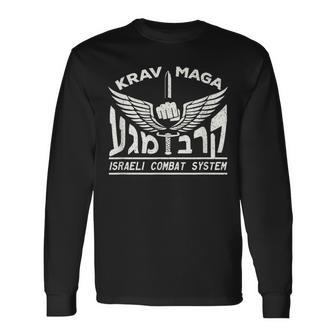 Krav Maga Israeli Combat System Langarmshirts - Seseable