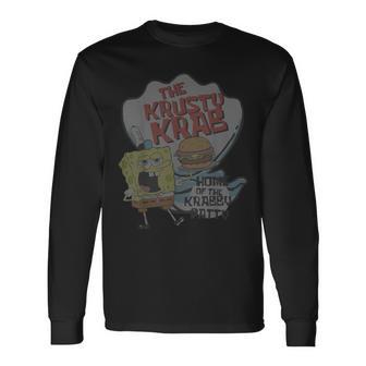 Krusty Krab Home Of The Krabby Patty Long Sleeve T-Shirt - Monsterry AU